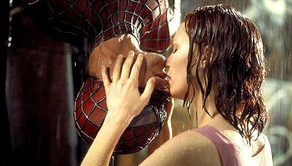 Image result for spiderman raining scene