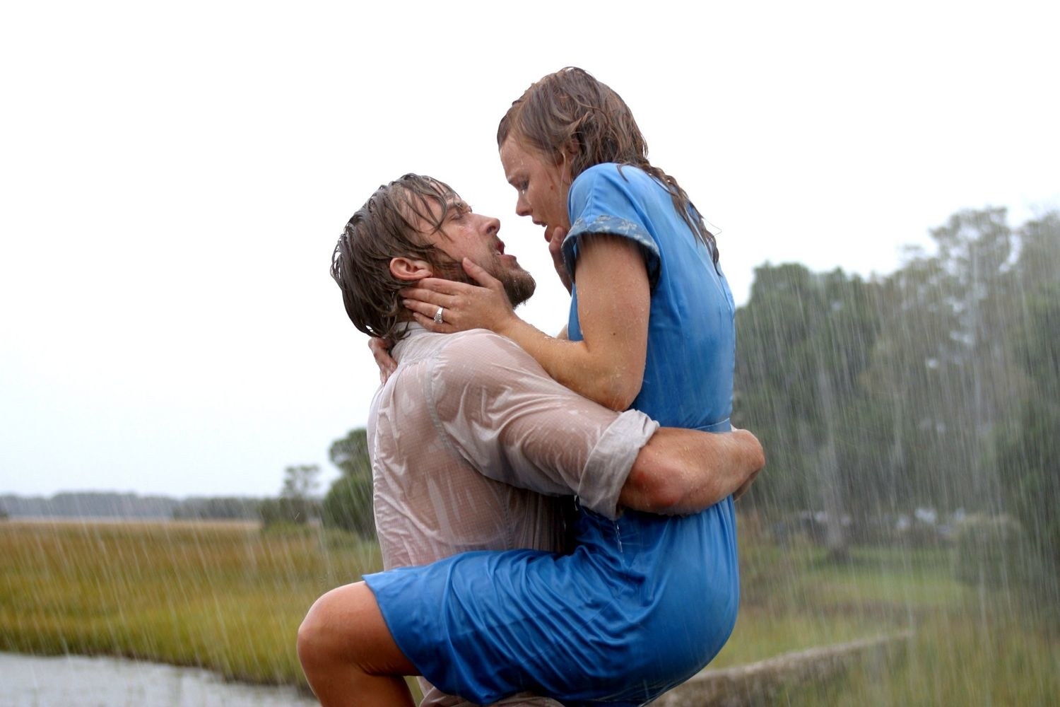 Image result for the notebook raining scene